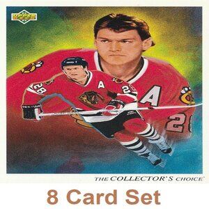 Steve Larmer Hockey Card Collection